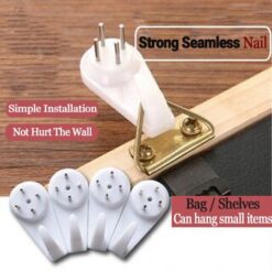 Set 10 Móc Đóng Đinh 4 Chân, Móc Treo Đa Năng, Móc Treo Tranh, Ảnh, Chịu Lực Tốt, Chắc Chắn, Tiện Dụng. TakyShop 2221Set10 12 135b74645d3aa2ff515840b312e3dd9e
